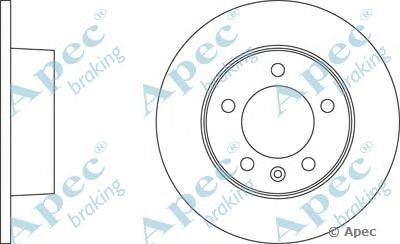 APEC BRAKING dsk2163 -  Тормозной диск